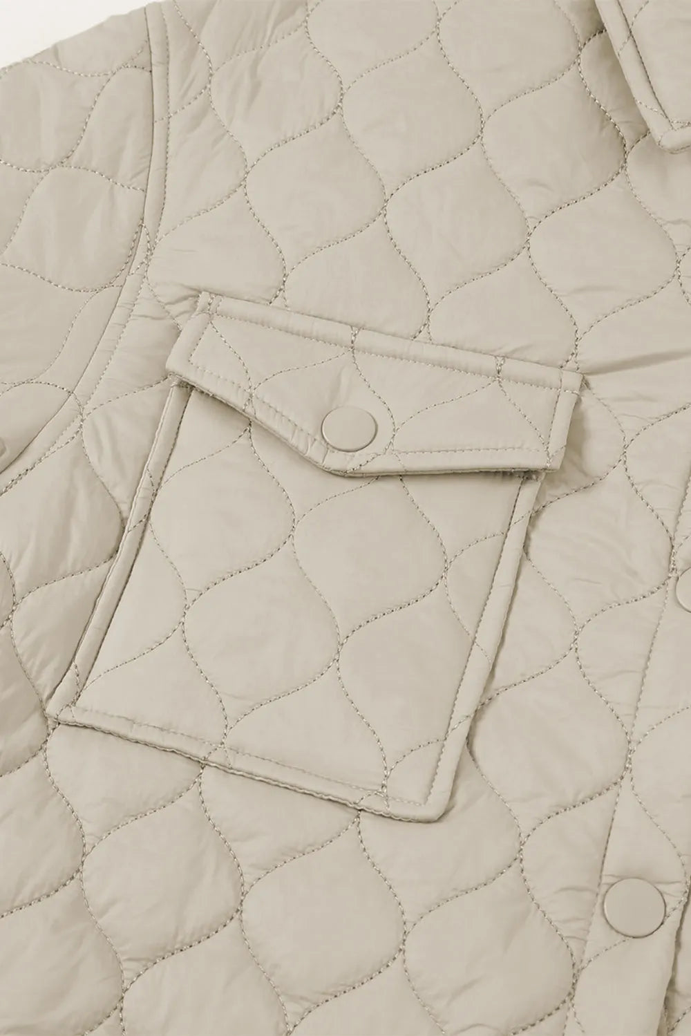 Snap Down Collared Winter Coat OutfitFlow