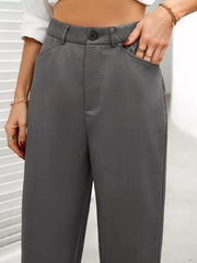 High Waist Wide Leg Pants Trendsi