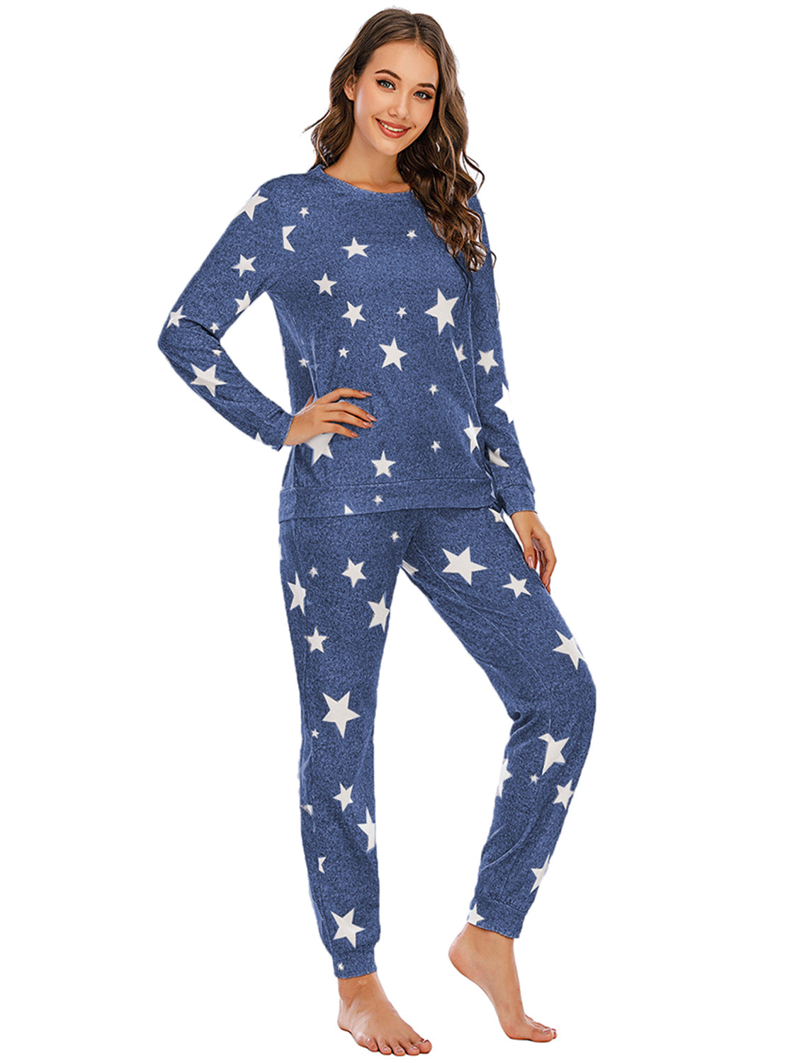 Outfit Flow - Star Top and Pants Lounge Set