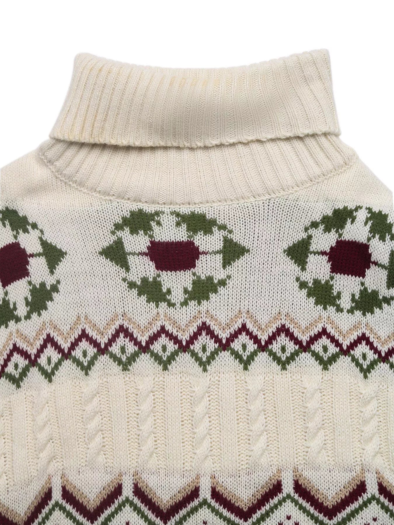 Cable Knit Turtleneck Sweater OutfitFlow
