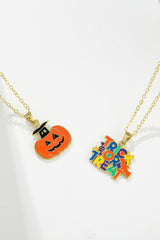 Two-Piece Halloween Theme Necklace Set OutfitFlow
