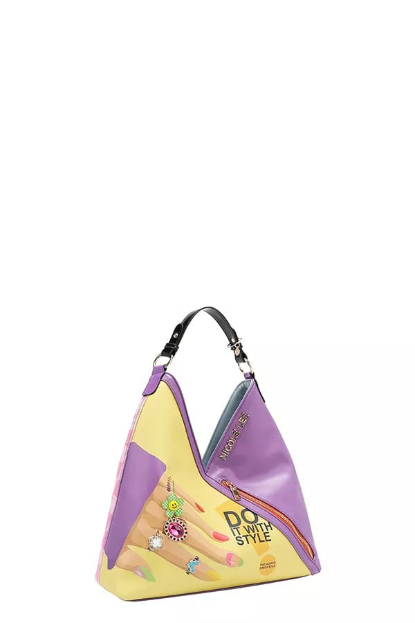 Nicole Lee USA Nail Polish Hobo Bag OutfitFlow