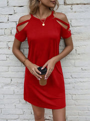 Cold Shoulder Mini Dress OutfitFlow