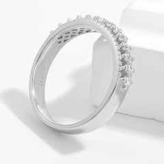 925 Sterling Silver Inlaid Zircon Ring OutfitFlow