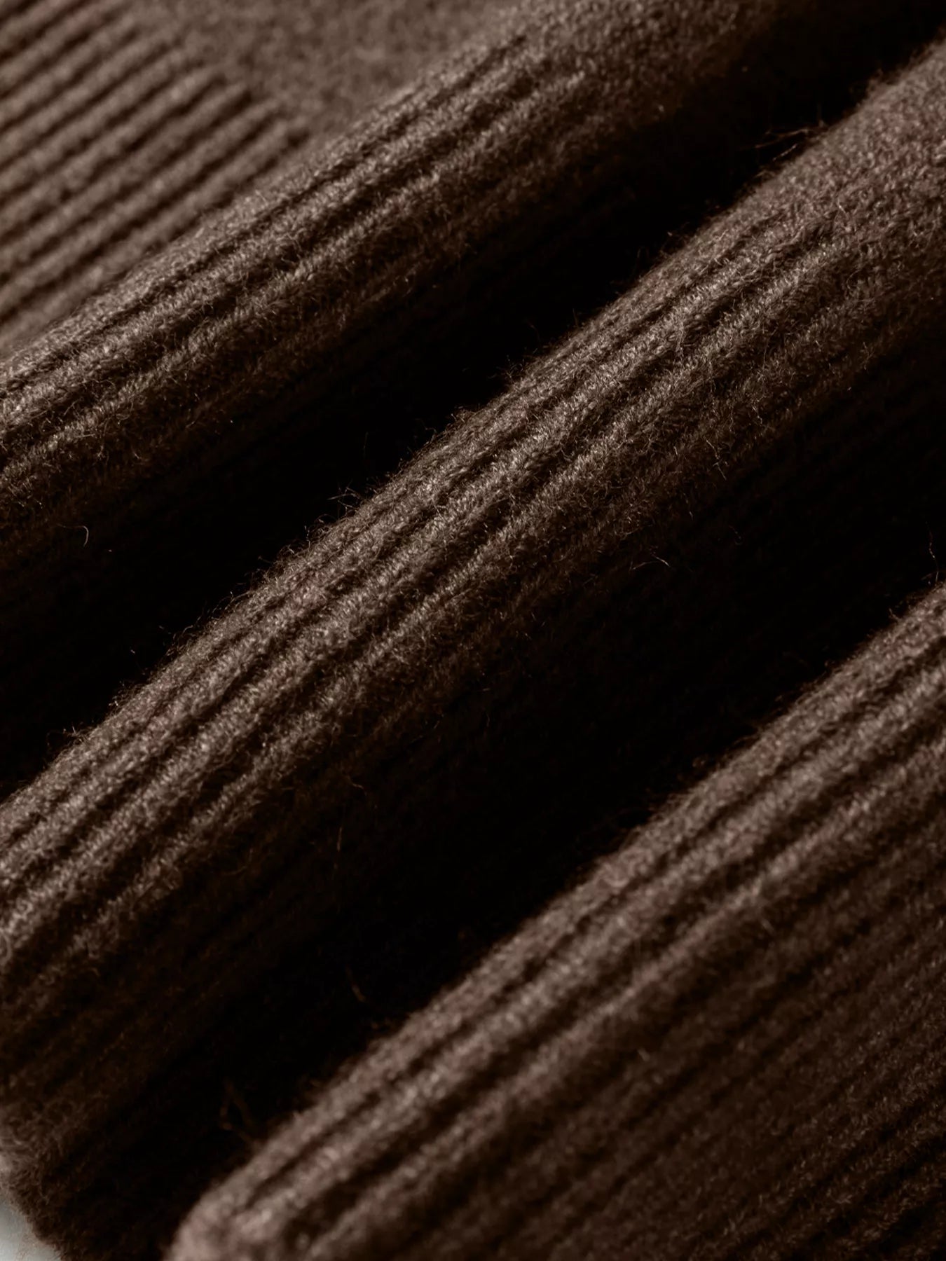 Dotted Print Ribbed Edge Knit Sweater OutfitFlow