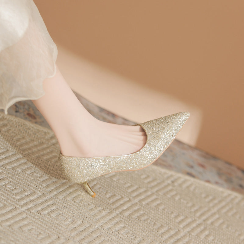 Point Toe Stiletto Pumps OutfitFlow