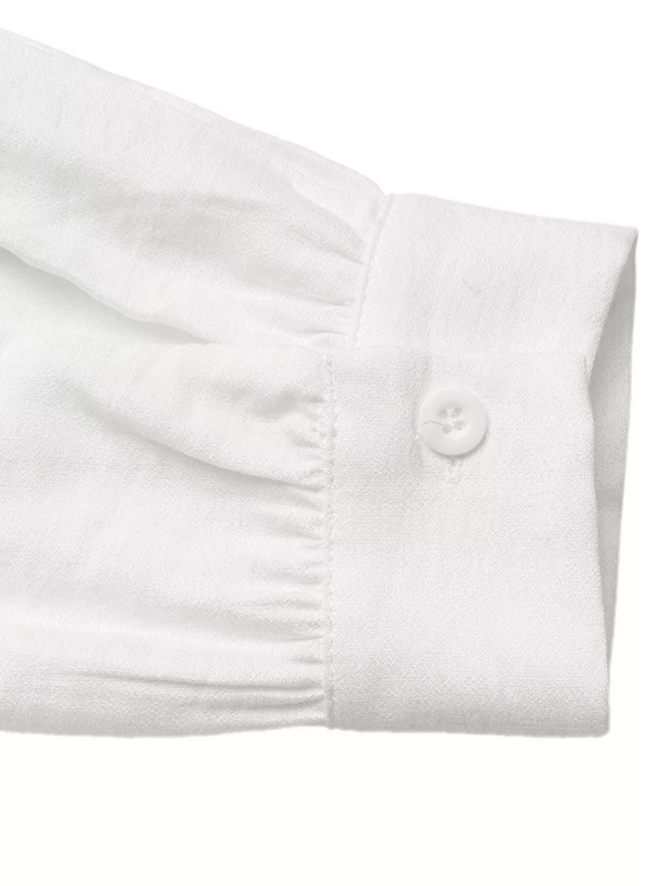 Lace Trim Long Sleeve Shirt OutfitFlow