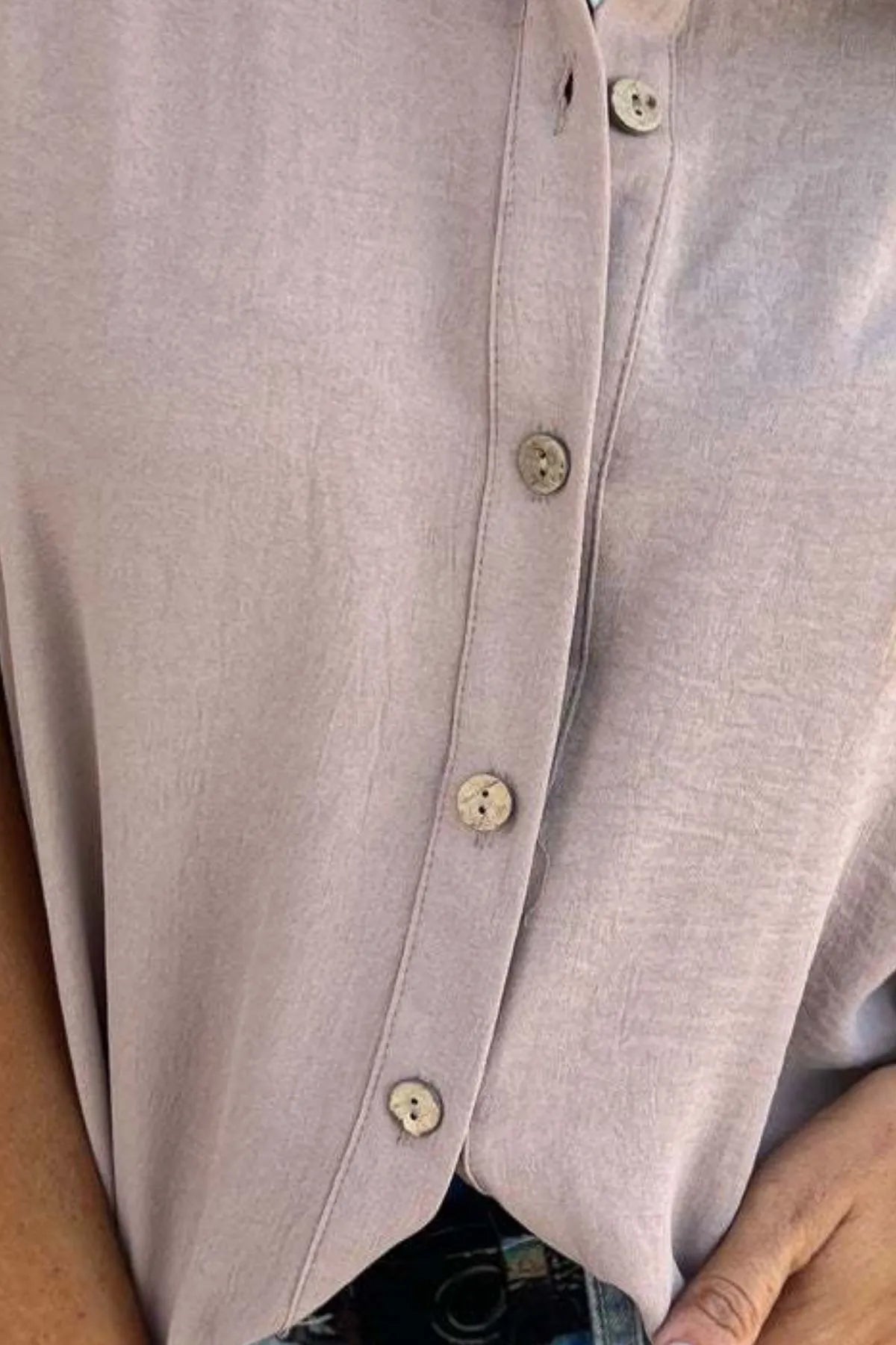 Full Size Casual Button Down Short Sleeve Loose Shirt Plus Size OutfitFlow