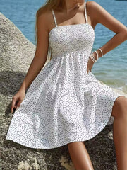 Full Size Smocked Square Neck Cami Dress Plus Size OutfitFlow