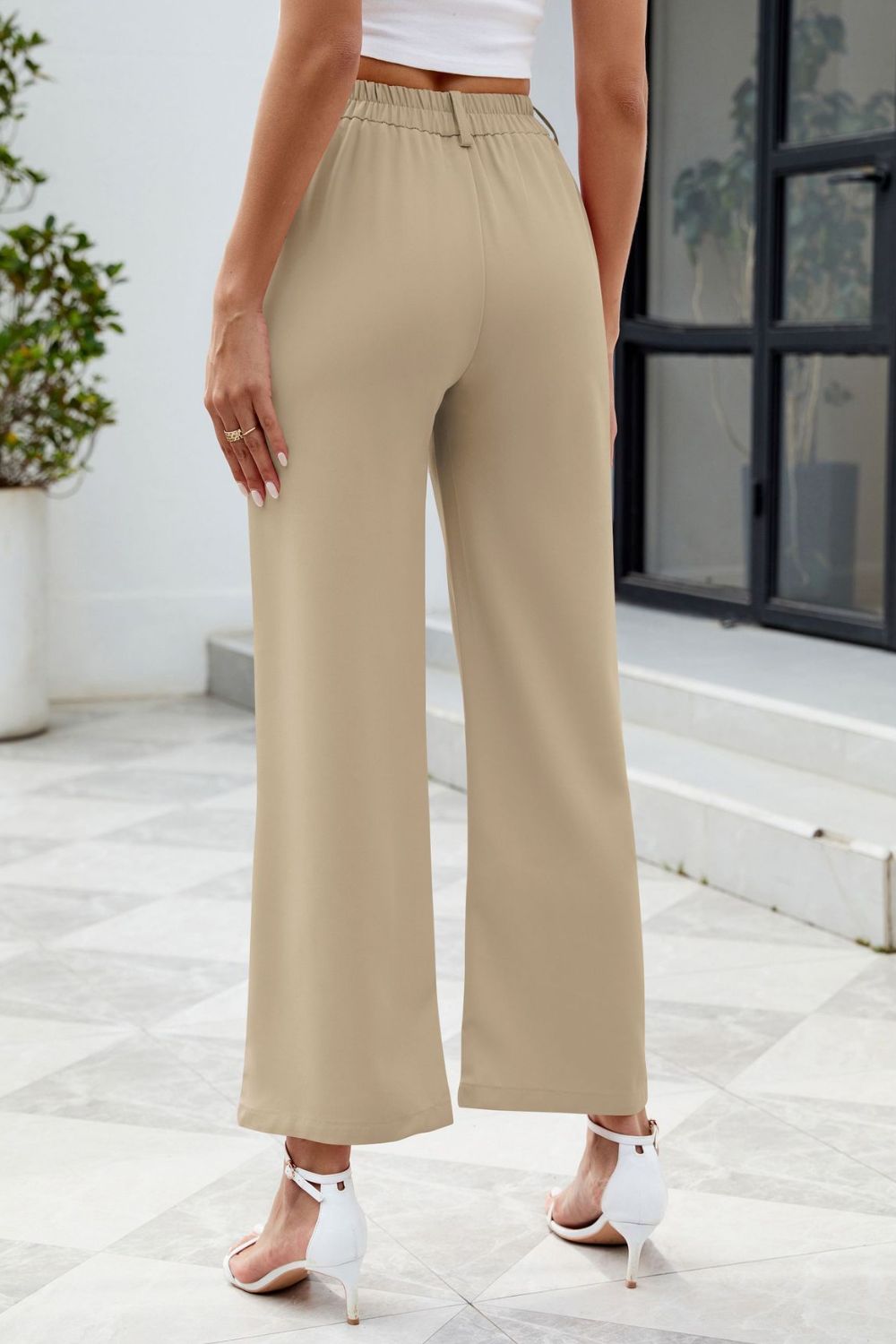 Outfit Flow - Pocketed High Waist Pants