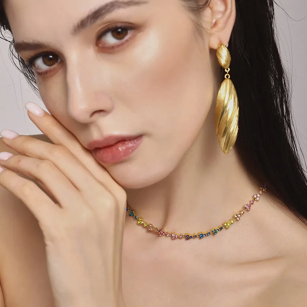 Stainless Steel Dangle Earrings OutfitFlow