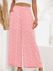 Polka Dot Wide Leg Pants OutfitFlow