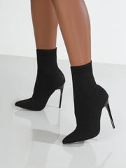 Outfit Flow - Mesh Point Toe Stiletto Boots