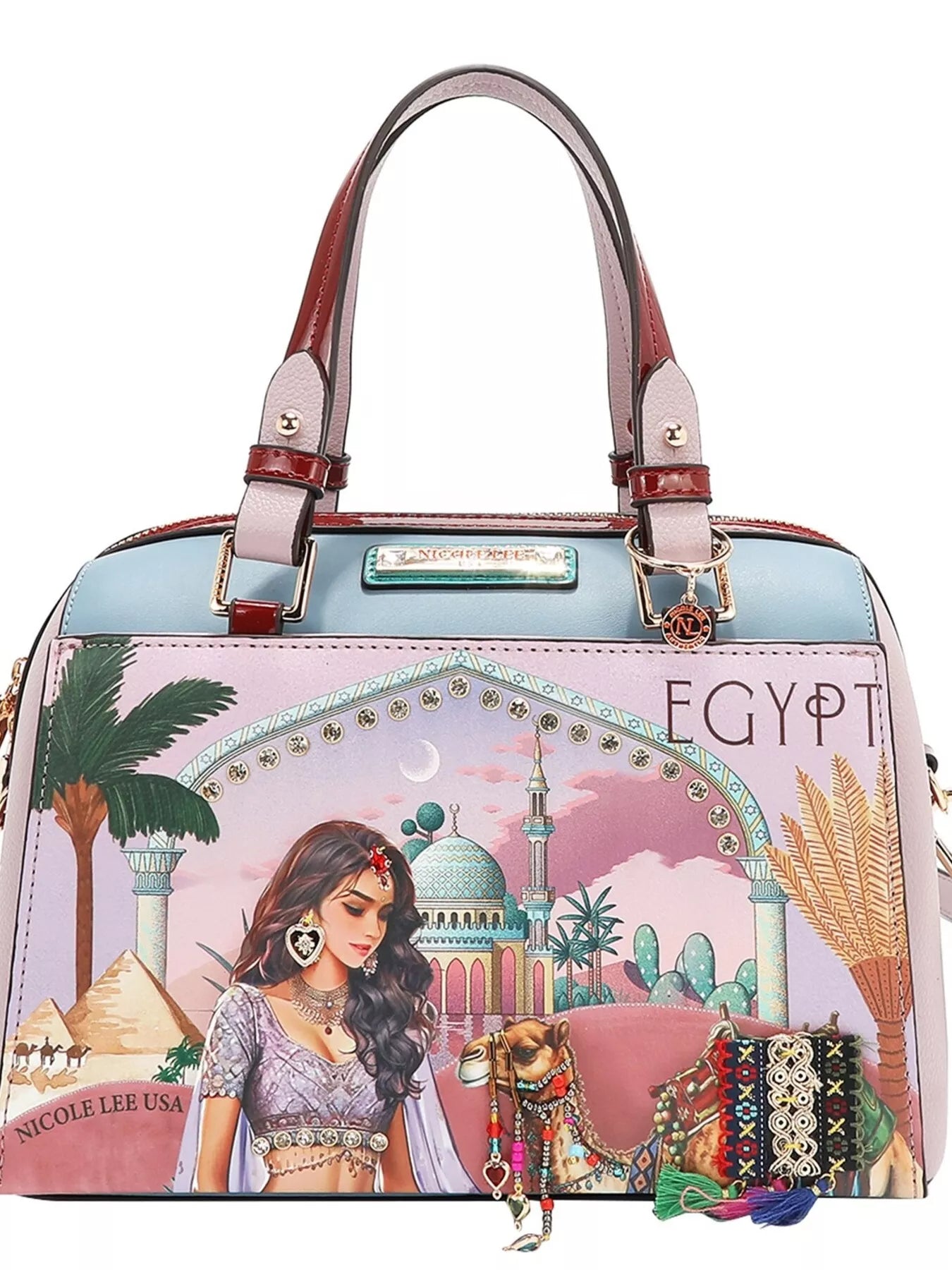 Nicole Lee USA Queen Cleopatra Boston Bag OutfitFlow