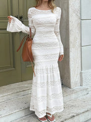 Lace Mermaid Maxi Dress OutfitFlow