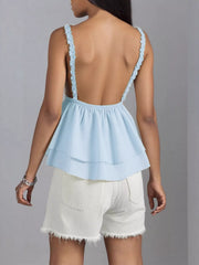 Lace Detail Layered Cami OutfitFlow