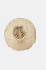 Fame Fringe Edge Straw Braided Western Fedora Hat OutfitFlow
