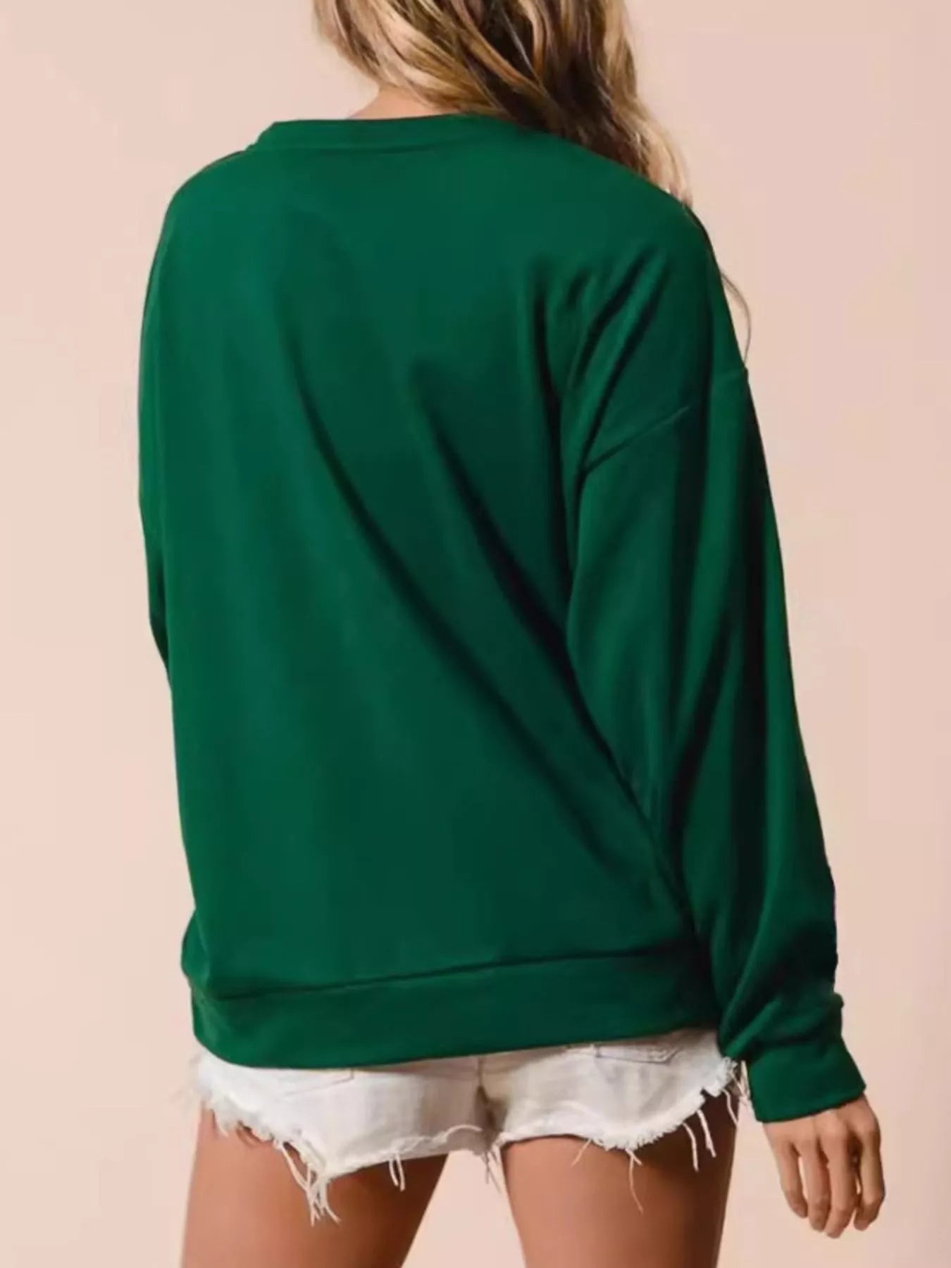 Christmas Gingerbread House Sequin Sweatshirt OutfitFlow
