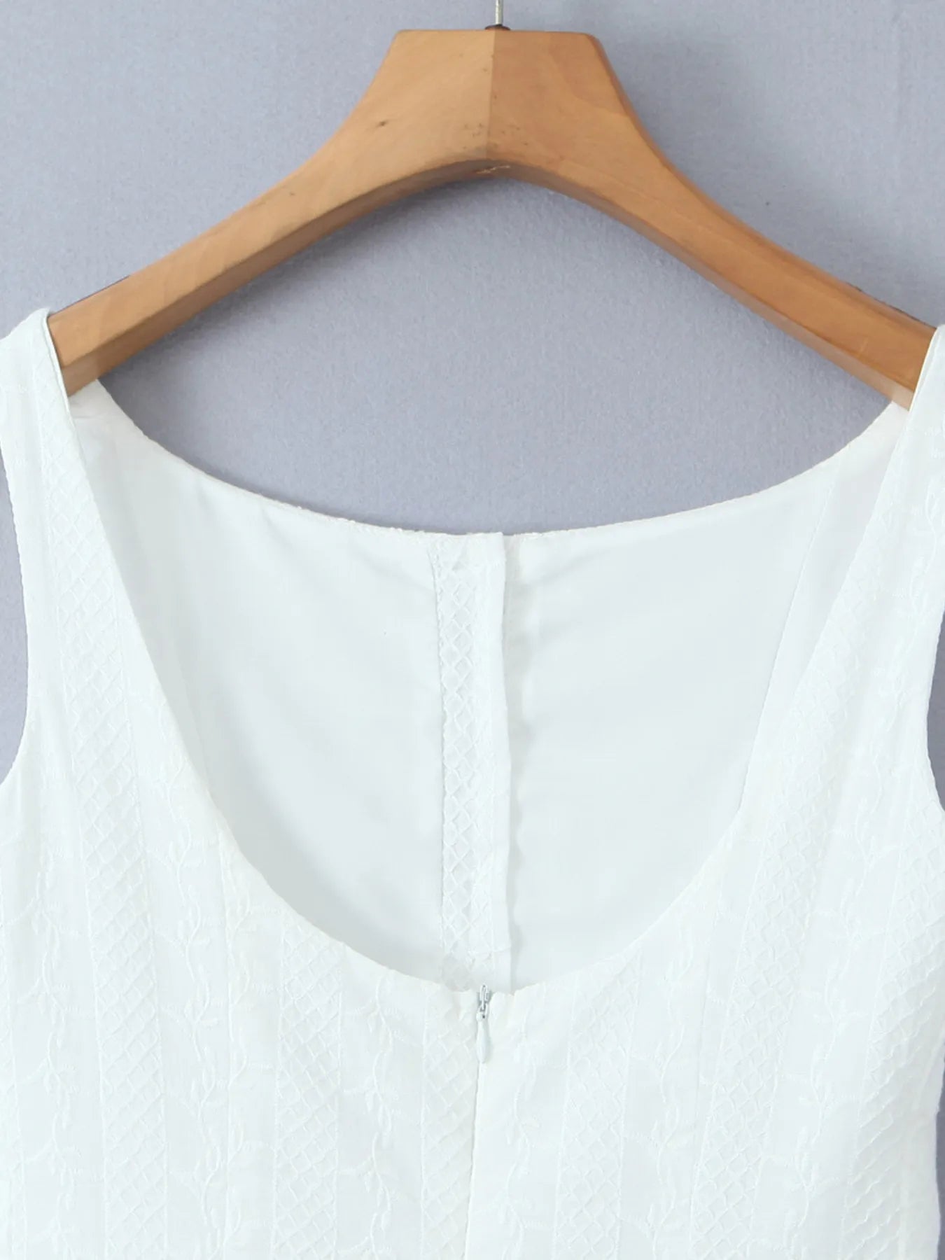 Lace Detail Sleeveless Mini Dress OutfitFlow