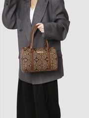 6-Piece Geometric Pattern Bag Set OutfitFlow