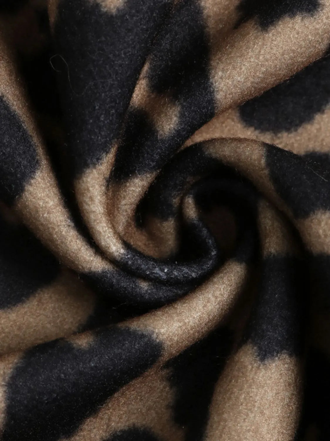 Leopard Print Casual Button Up Jacket OutfitFlow