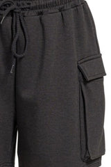 Zenana Scuba Thigh Pocket Shorts OutfitFlow