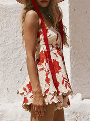 Floral Tube Top and Shorts Set OutfitFlow